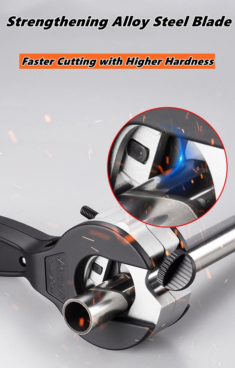 

Универсальный станок для труб, нержавеющая сталь, медь, алюминий, храповой механизм, режущий шланг, режущий станок с храповым механизмом 8-29 мм