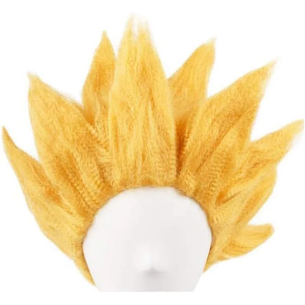 Blue Short Cosplay Wig Halloween Costume Party Wigs for Adults And Kids