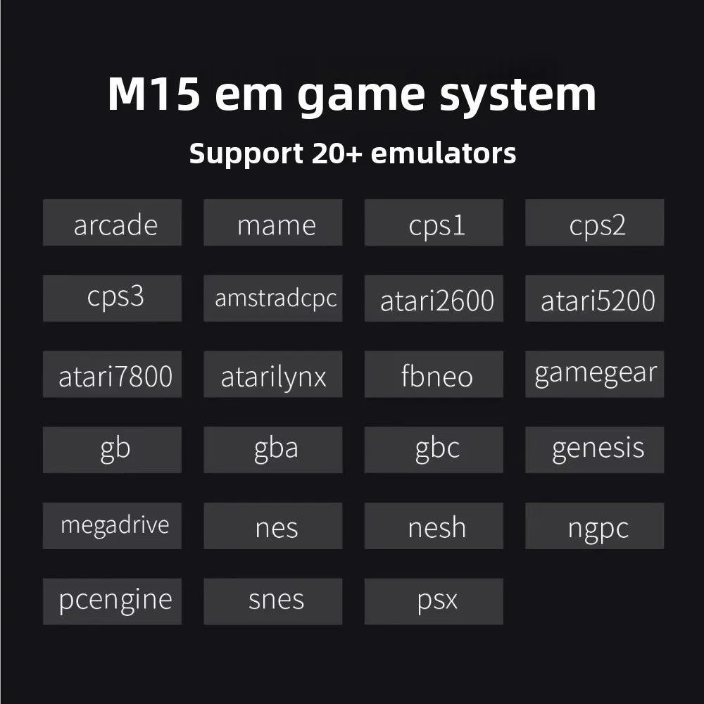 وحدة تحكم ألعاب الفيديو M15 Retro المحدثة لعام 2025 Stick Pro 4KHD مدمجة 23 محاكيًا ألعاب كلاسيكيًا، 20000+ ألعاب مزدوجة 2.4G لاسلكية