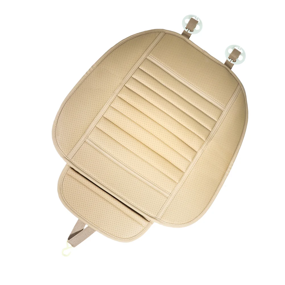 

Anti-Slip Car Cover Waterproof Pu Universal Front Seat Cushion High Elastic Sponge Breathable Comfort Support Long