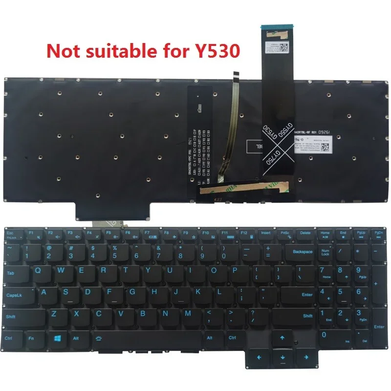 Laptop US keyboard new for Lenovo IdeaPad gaming 3-15ach6 3-15arh05 3-15ihu6