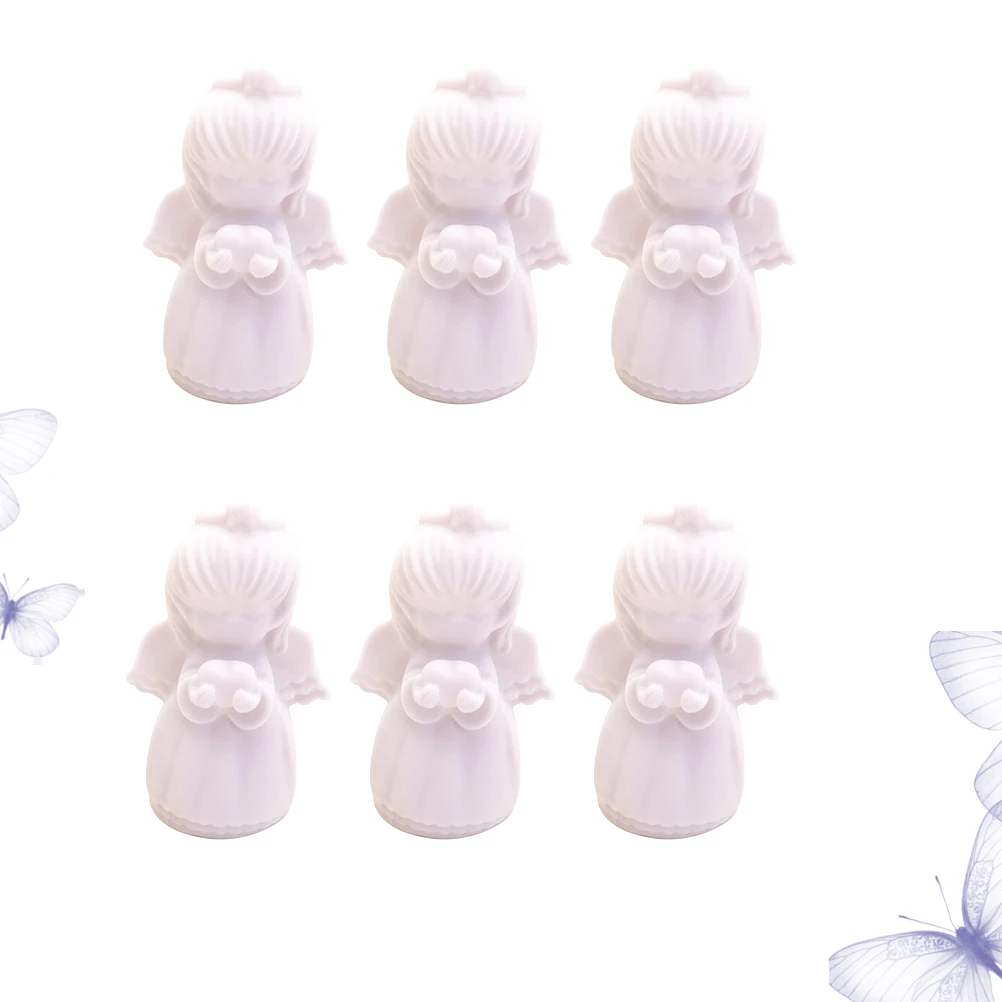 6 قطع LED مصباح ليلي على شكل سبعة ألوان لطيف ديكور متوهج لغرفة النوم وغرفة الأطفال وحفلات الزفاف المحمولة #2