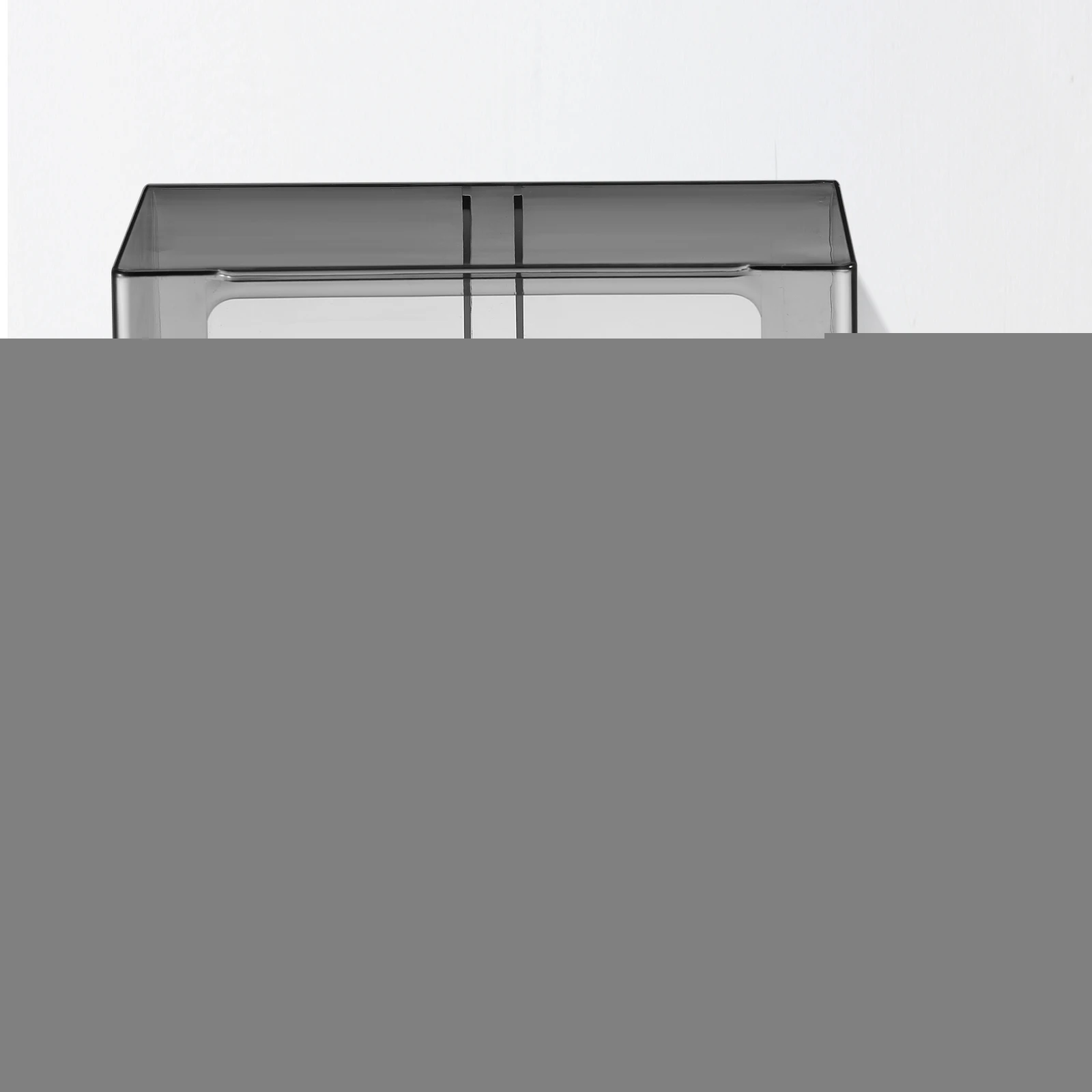 

1pc 86 Type Double Gang Waterproof Socket Box Adhesive Mounting Outlet Cover Transparent Black Durable Splash Proof Home Kitchen