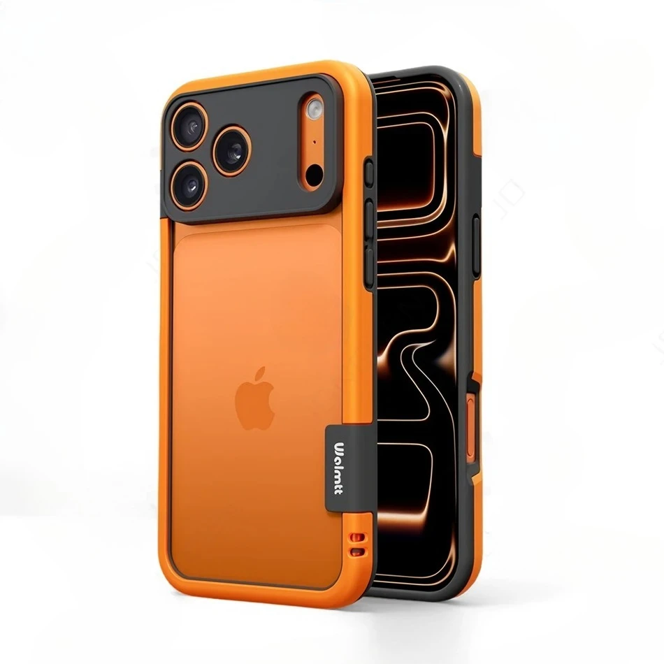 New Silicone Frame Slim Bare-bones Feel Case For IPhone 18 17 16 15 Pro Max Camera Full-pack TPU Bumper Shockproof Protect Cover