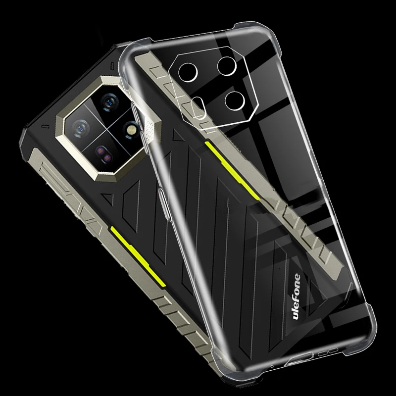 Shockproof Transparent Phone Case For Ulefone Armor 22 Case Silicone Soft TPU Back Cover For Ulefone Armor 22 6.58\