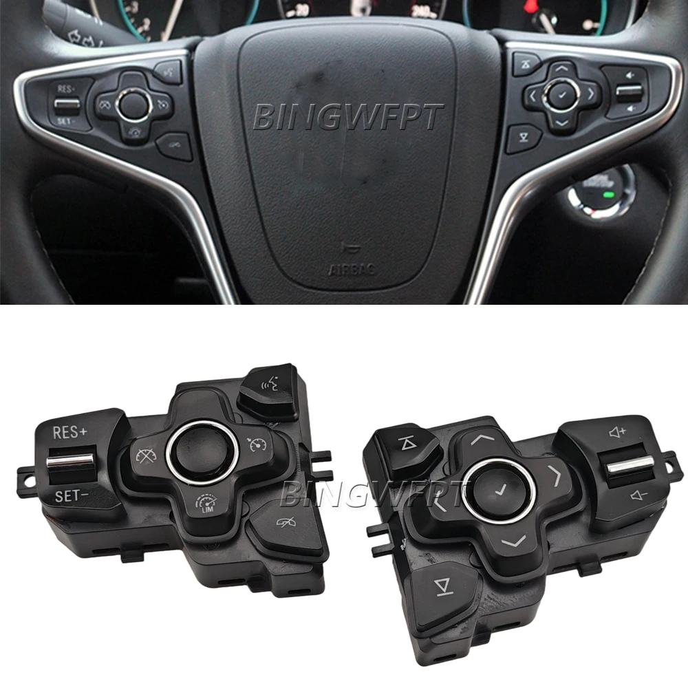 Multifunction Steering Wheel Button Housing Bluetooth Audio Cruise Control For Buick Regal 2014-2016 For Buick Lacrosse 13-15