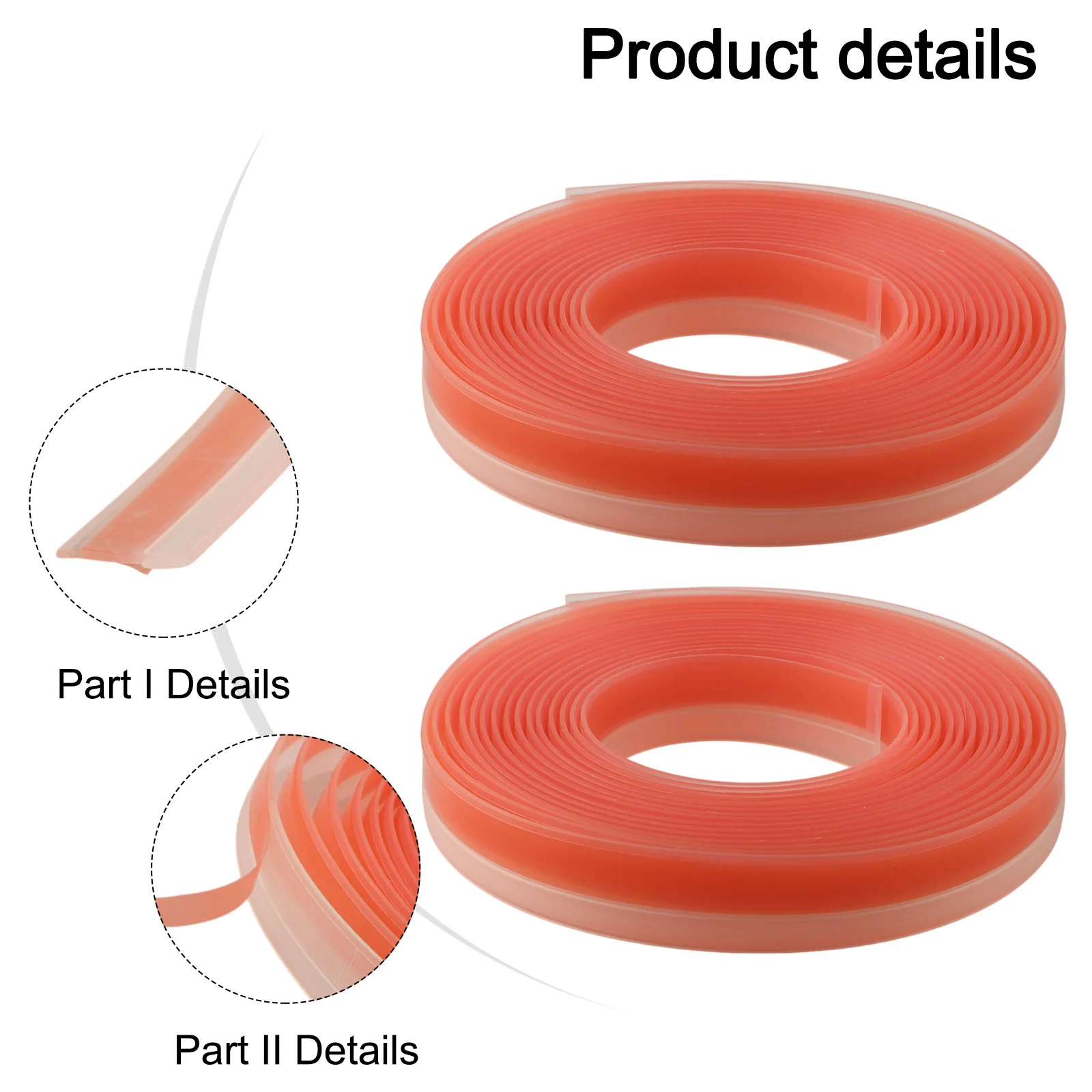 2pc For Splinter Guard Replacement Strip for SP5000 Track Saw Guide Rail 1 4m Length 21 5mm Width Ensures Clean Cuts