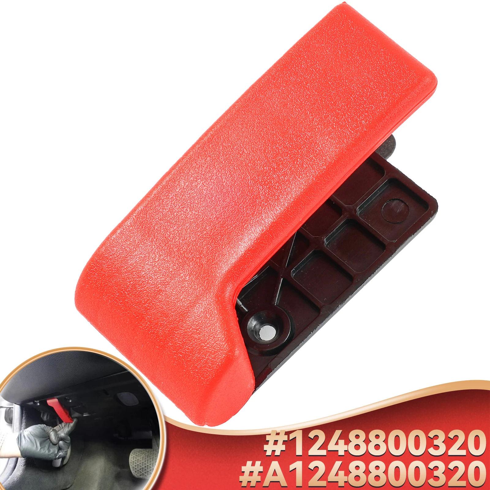 1248800320 Front Trunk Lid Hood Bonnet Release Handle For MERCEDES BENZ W124 W639 W204 W211 W210 S211 W221 W203 S204 A1248800320