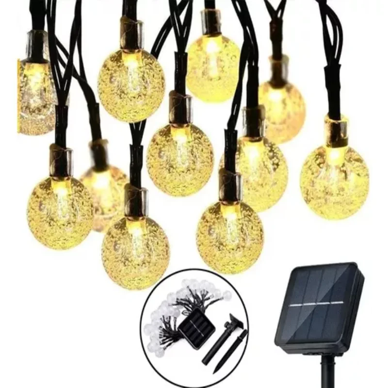 Lamp Lights 50  Solar String 7 Meters Outdoor Decoration Luminaires Solar Luminaires