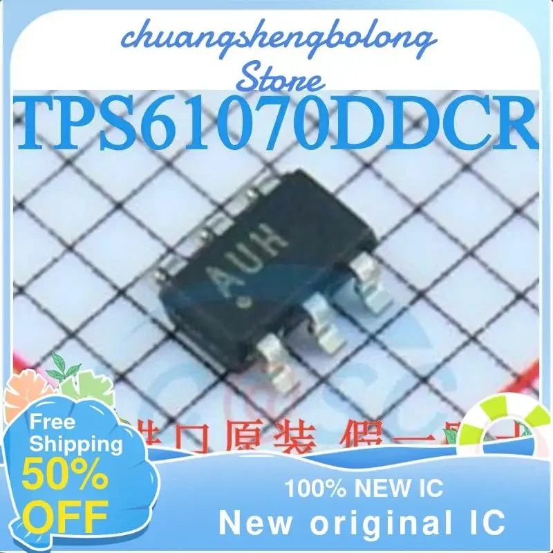 20PCS TPS61070DDCR SOT-23 AUH New original IC