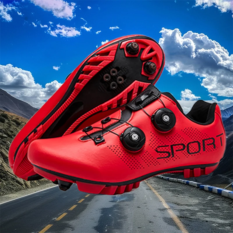 

MTB Mountain Road Bike lock Shoes Breathable Non-slip Wear-resistant Pedal Bicycle Outdoor Competitive Bicycle Equipment