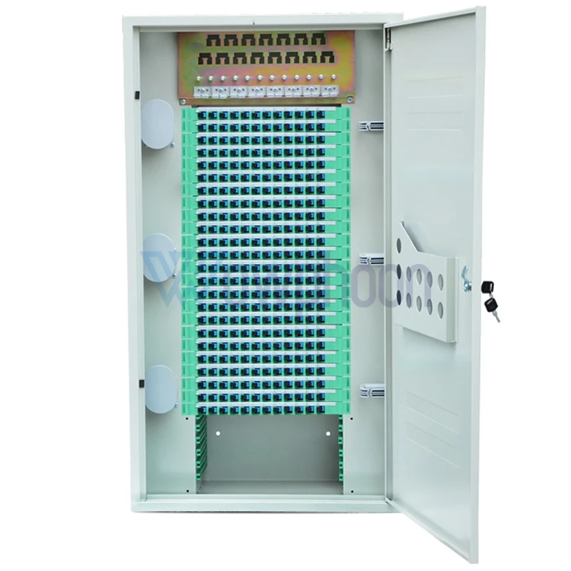 

288 Core 2u ODF 288 LC SC FC Single Duplex Distribution Frame Outdoor Cabinet Cheap Price patch panel optical fiber customized