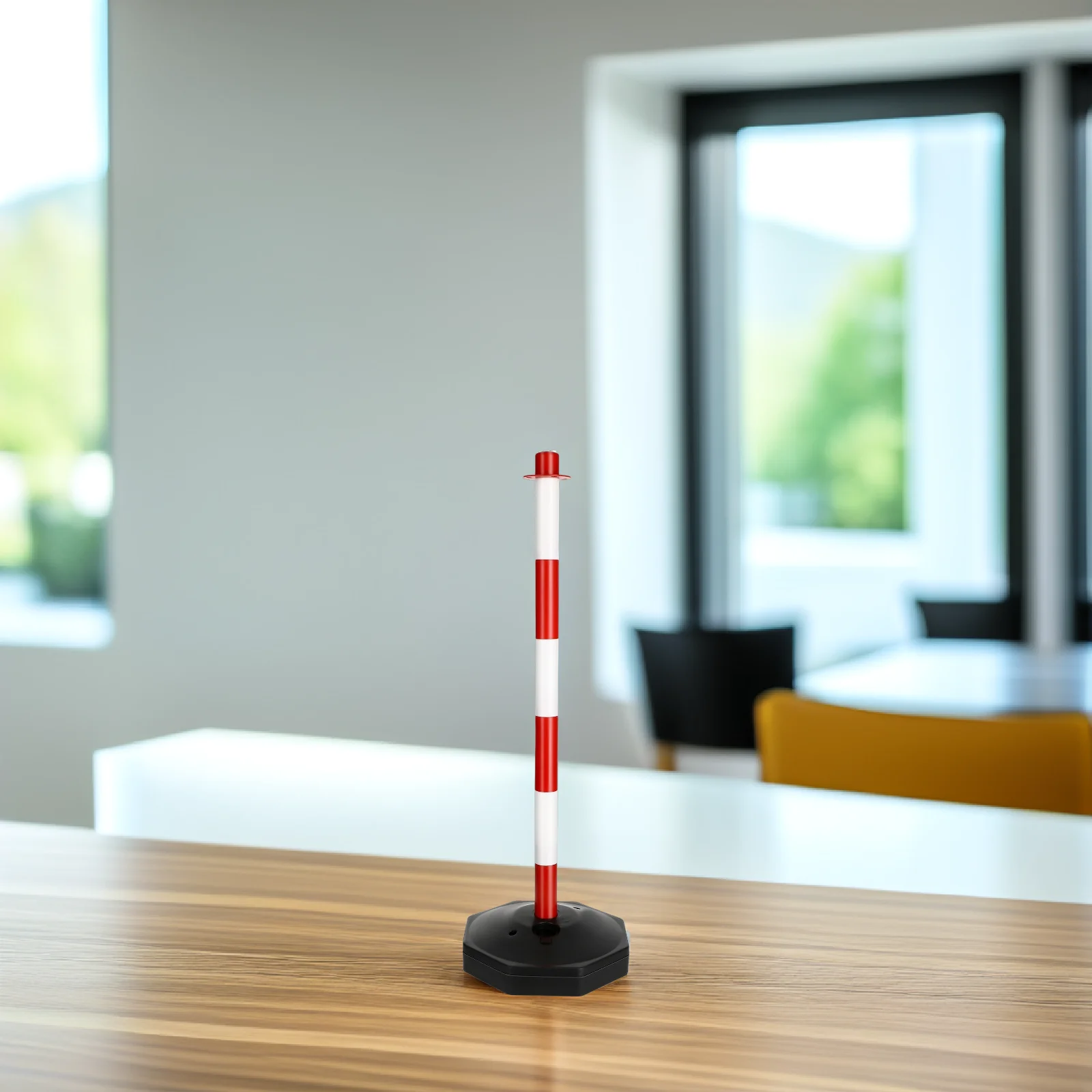

1 PC Warning Column Anti Collision Pile Barricade Post Red White Traffic Delineator Elastic Cone Road Sign Isolation Facility