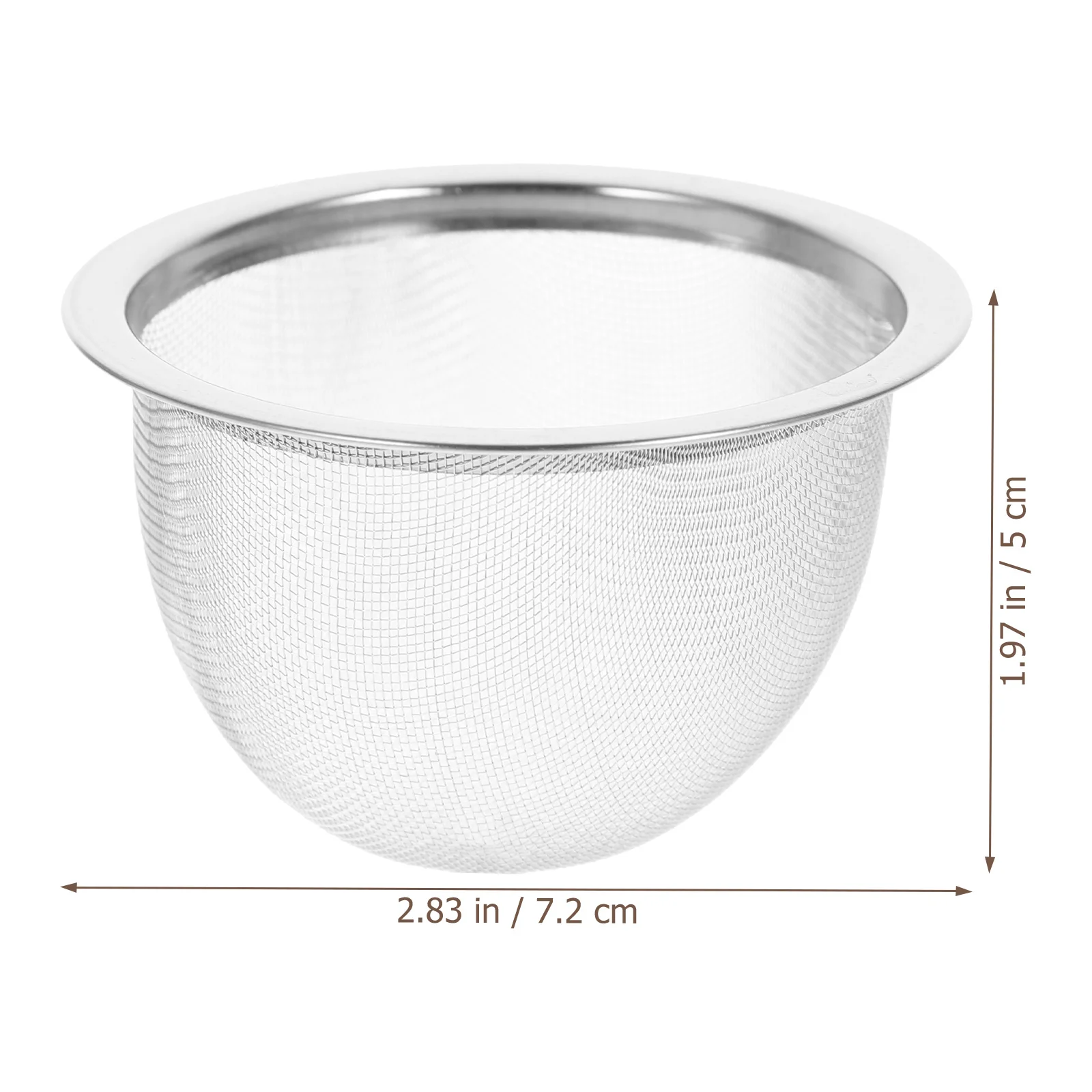

8pcs Tea Infuser Stainless Steel Mesh Strainer For Tea Pot Reusable Fine Mesh Filter Loose Leaf Herbs Spices Steeper Cup
