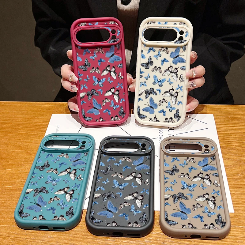 Custodia stampata piccola farfalla per Google Pixel 8 9 7 Pro Pixel 9 Pro XL Cover morbida in silicone TPU per Google Pixel 7A 8A
