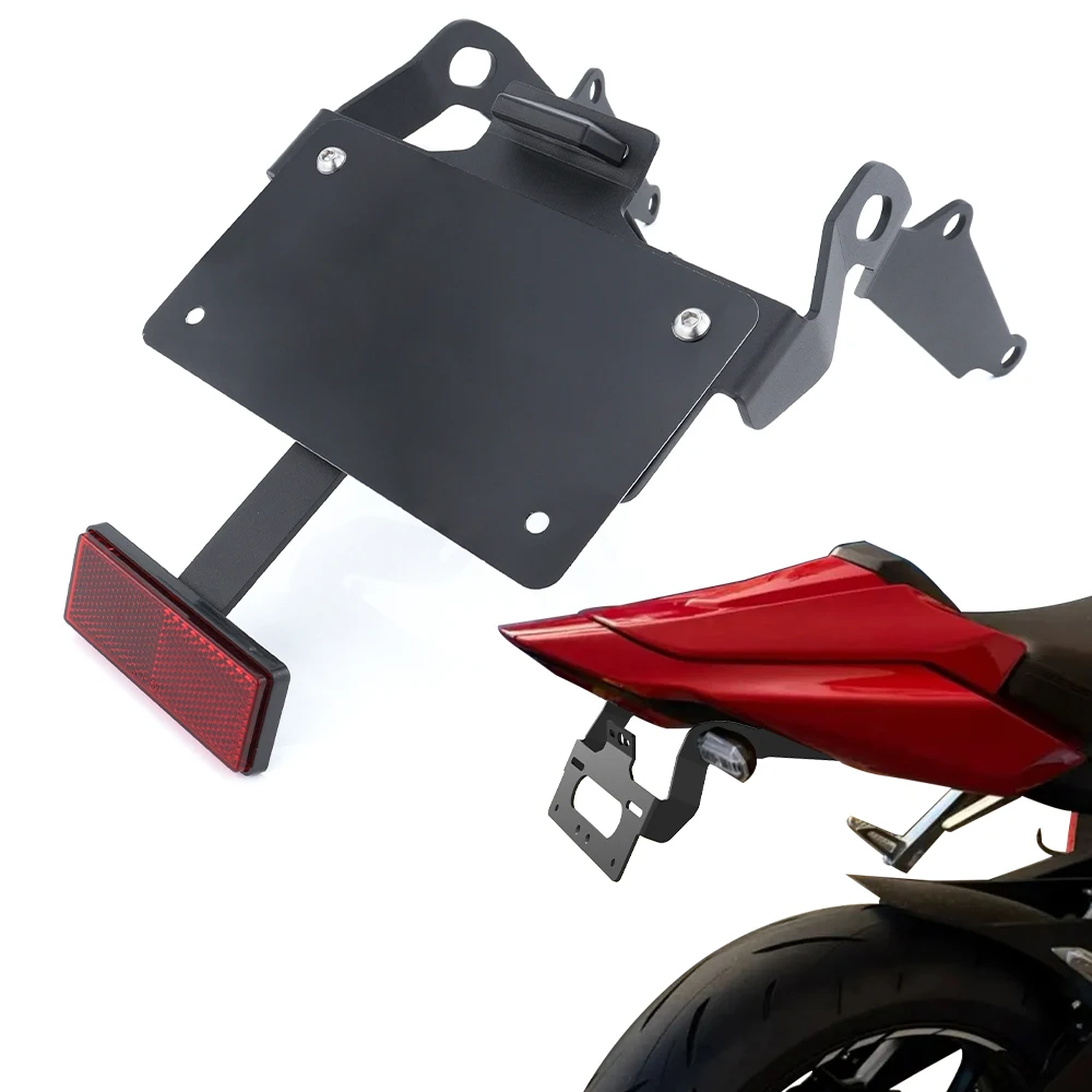 

Rear Tail Tidy Fit For Honda CBR650R CB650R 2021-2025 CB1000 Hornet Fender Eliminator License Registration Plate Holder Bracket