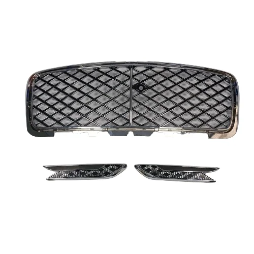 

New Style Car Parts 2021-2024 for Bentley Flying Spur Front Bumper Mulliner Radiator Grille Meshes Fender Vent Chrome Frame
