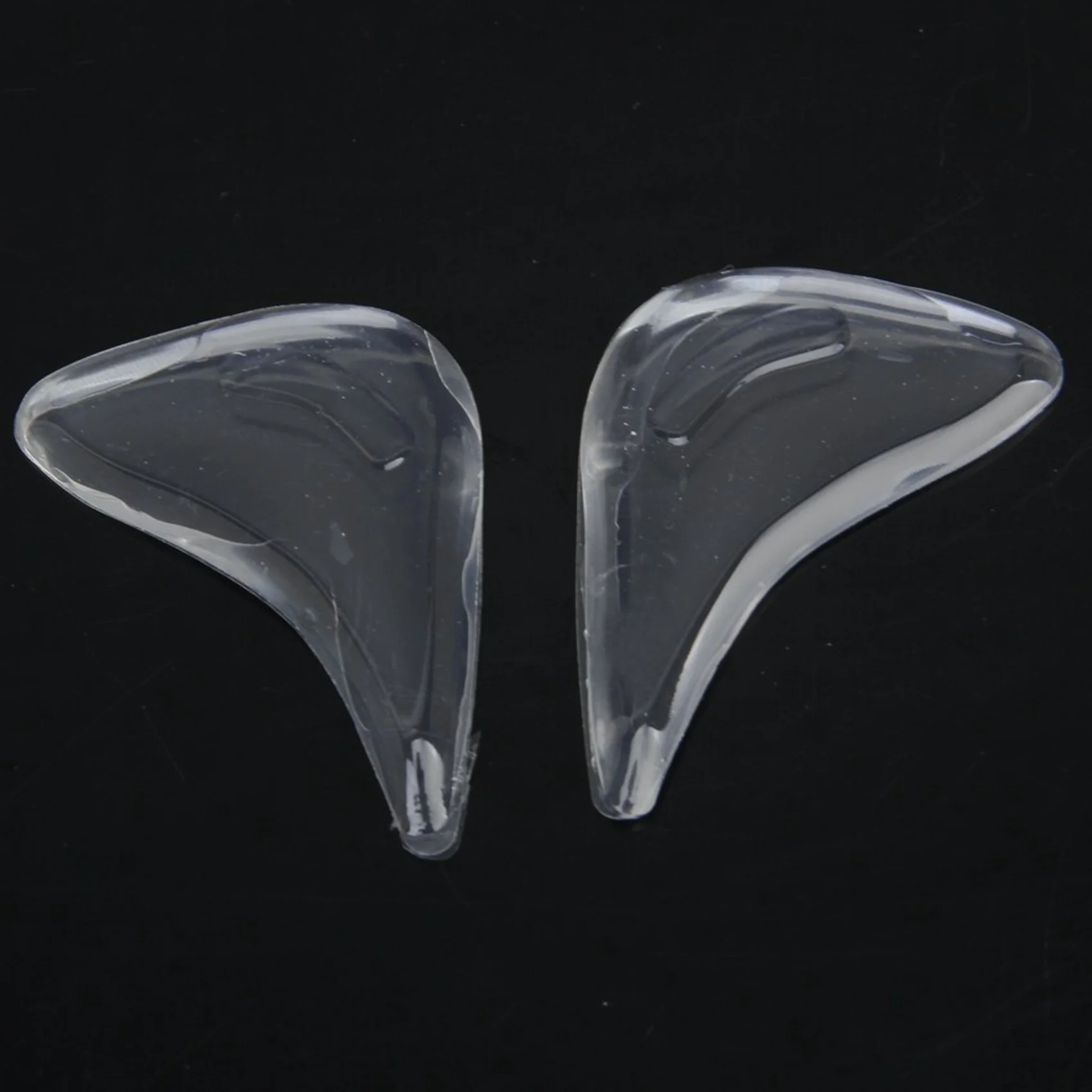 

FX-2 Pair Of Gel Toe Pads Insoles For Pointed Shoes/Shoes Too Big---Clear