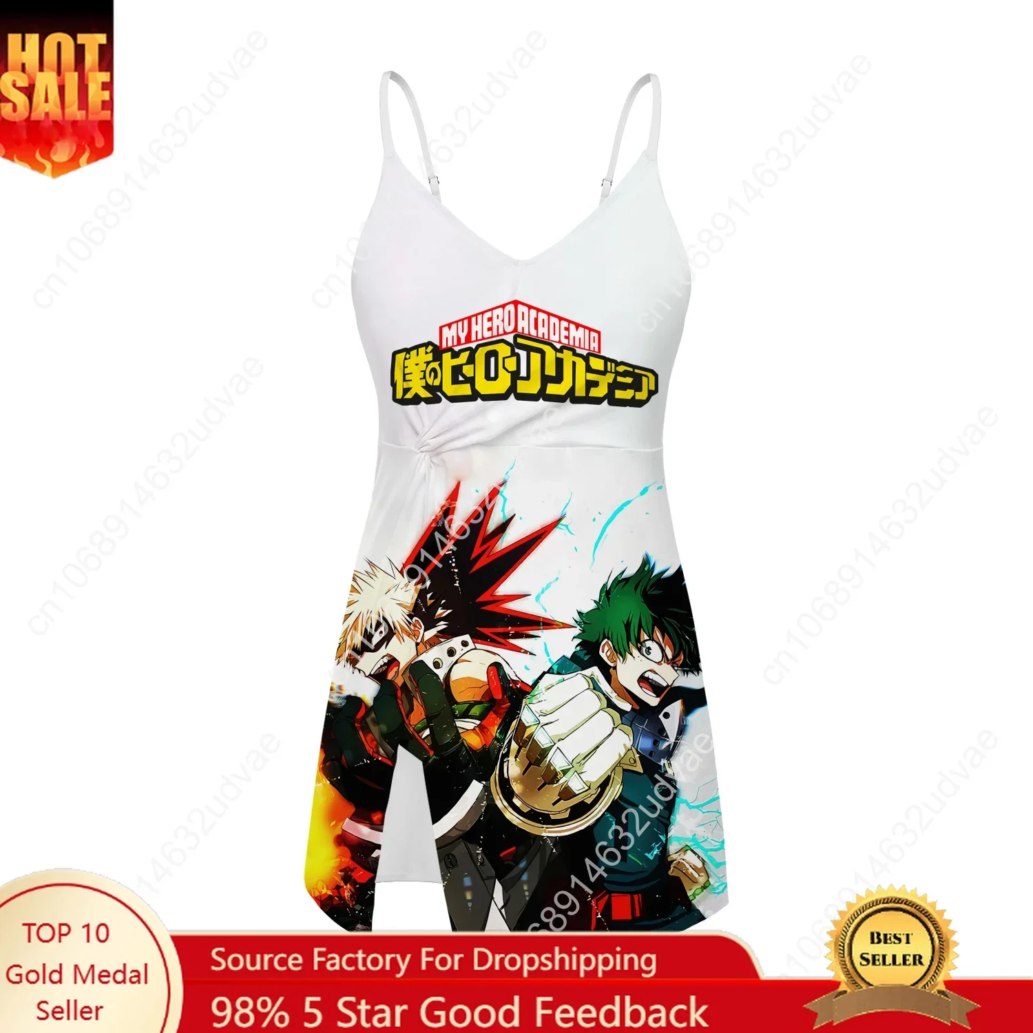 

My Hero Academia Sling Dress Swimsuit Womens Bathing Suits Personalized Fashion Swimwear Pool Party Bikini Custom Made Beachwear