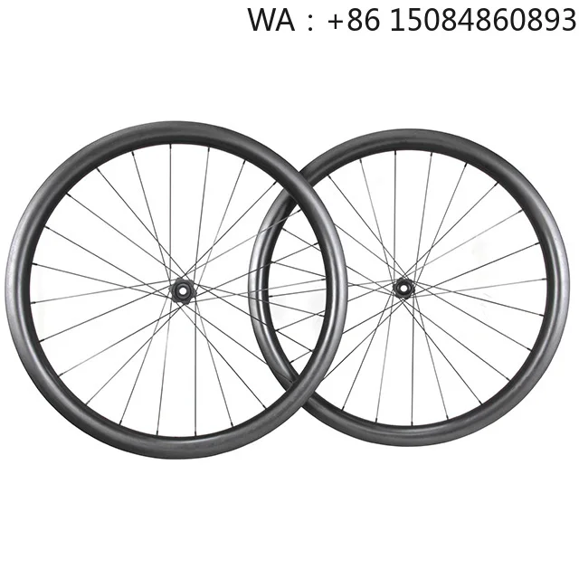 700c TLR Carbon Gravel Wheelset, UD center lock carbon fiber rim with 4-pawl hub, 40mm height off-road bike wheel parts