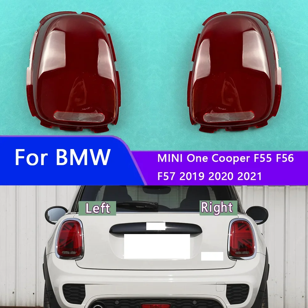 

Для BMW MINI One Cooper F55 F56 F57 2019 2020 2021, корпус заднего фонаря, прозрачная маска, крышка заднего фонаря, линза из плексигласа, замена O
