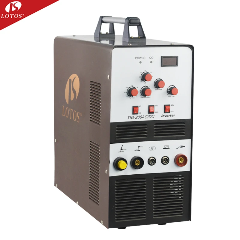 Lotos Tig IGBT Ac Dc Aluminum Welding 200 Amp Tig Stick/arc Welder Acdc Tig Welding Machine