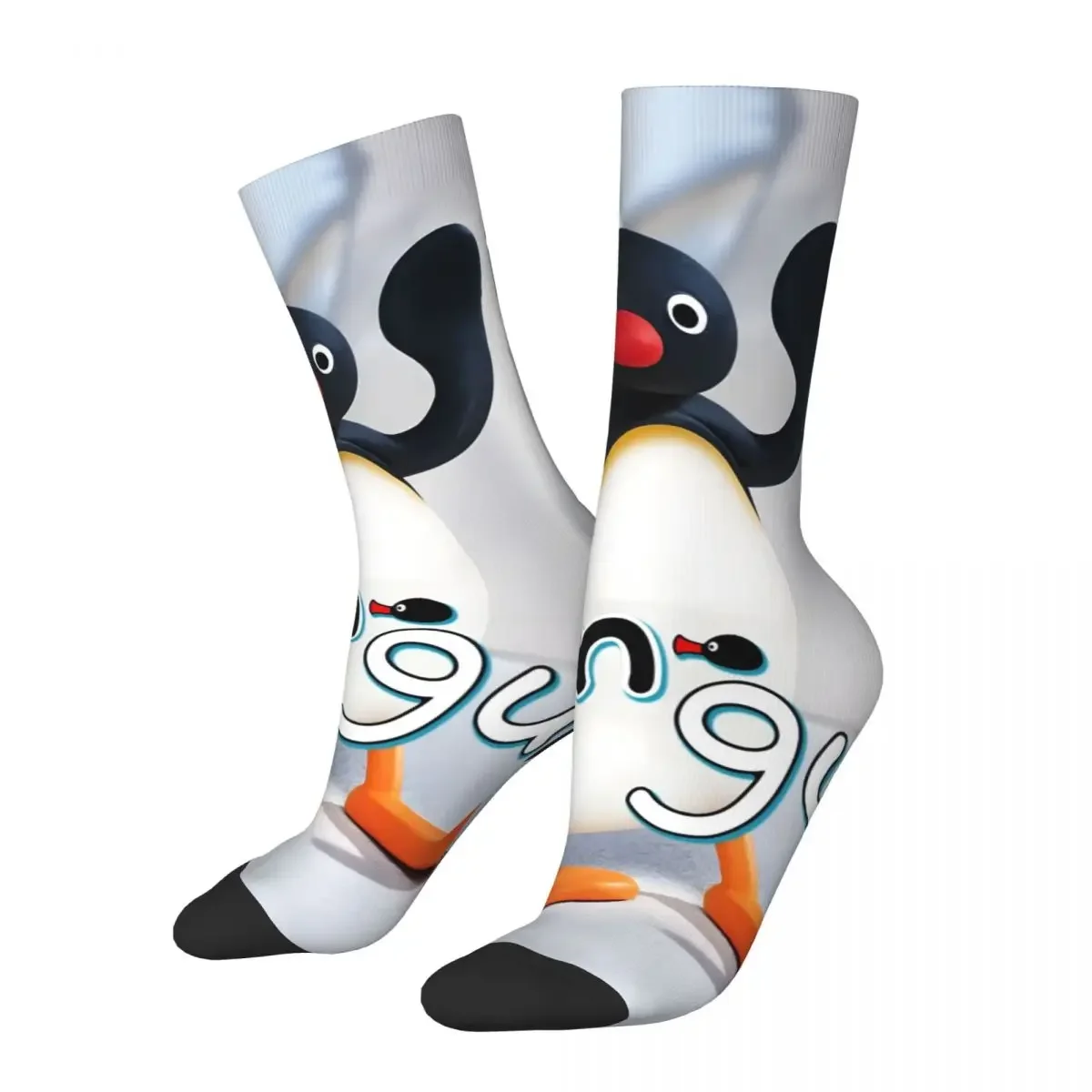 Cute Pingu (8) Socks Travel 3D Print Boy Girls Mid-calf Sock