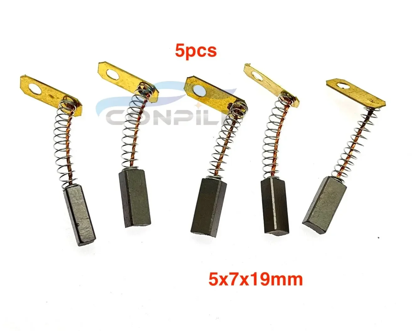 

5pcs 5x7x19mm generator carbon brush for Tractor forklift agricultural vehicle silicon rectifier 12V24V AC JF11A JF12A
