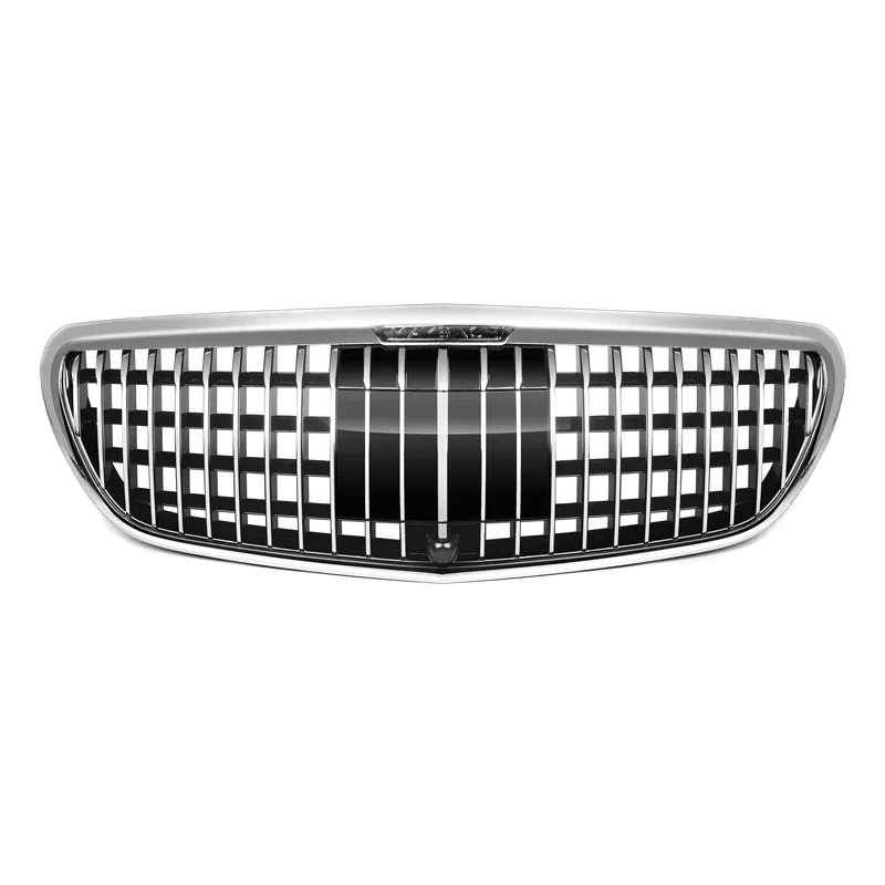 For Mercedes Benz E Class Early W213 Administrative 2016-2019  Replace Front Auto Radiator Grills Silver Maybach Style Grill