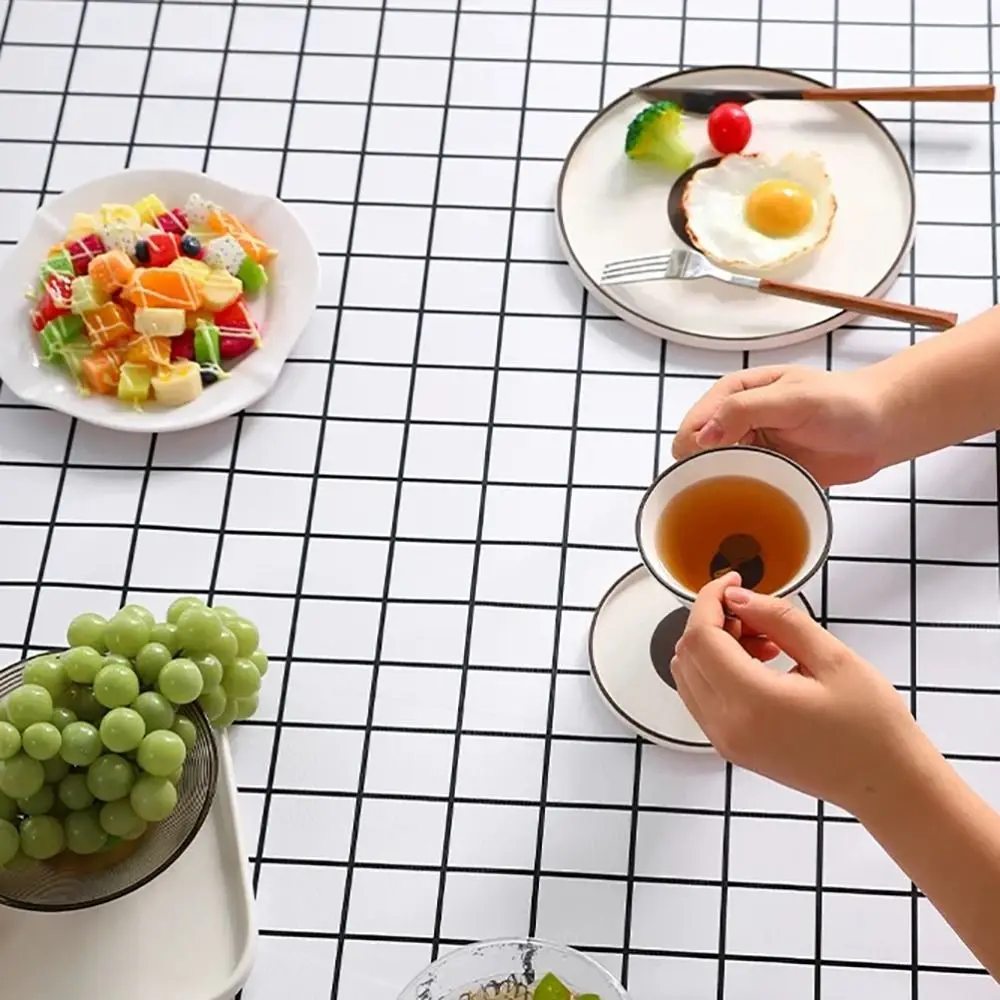 New PEVA Tablecloth Rectangula Antifouling Table Cover Waterproof Oilproof Cover Mat Home Kitchen