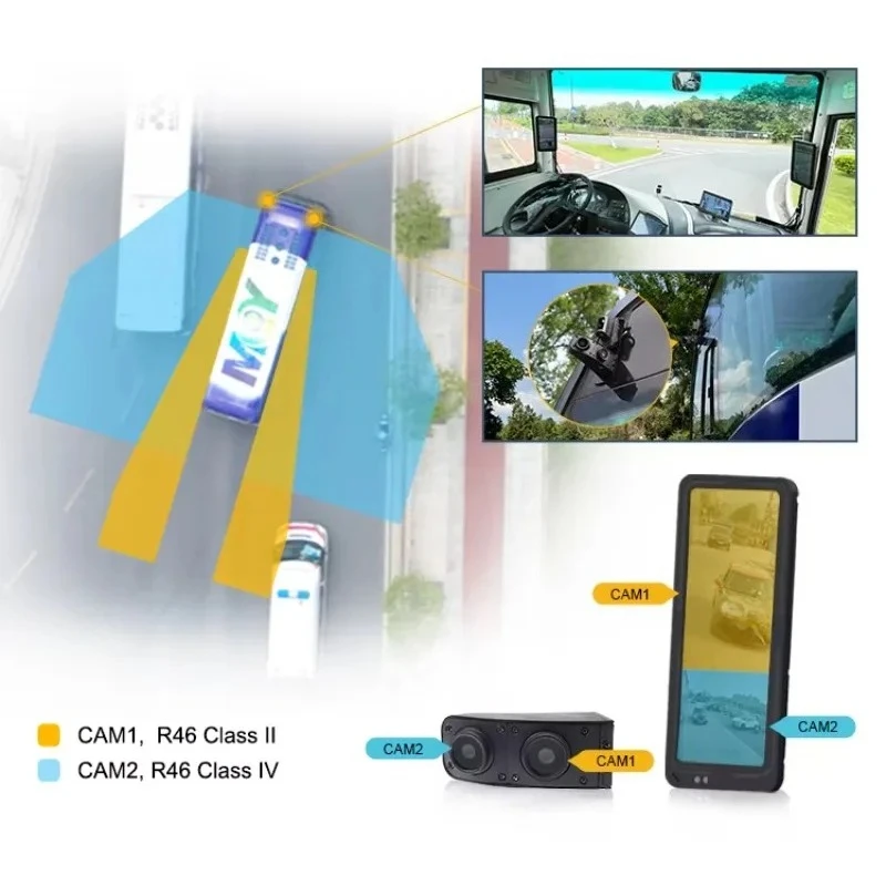 

Truck and Bus Monitoring System HD 12.3-inch Electronic Reverse Rearview Mirror