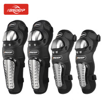 BSDDP Off-road Motorcycle Riding Knee Pads Elbow Pads Four-piece Set Cold-proof Warm Drop-proof Stainless Steel Protective Gear