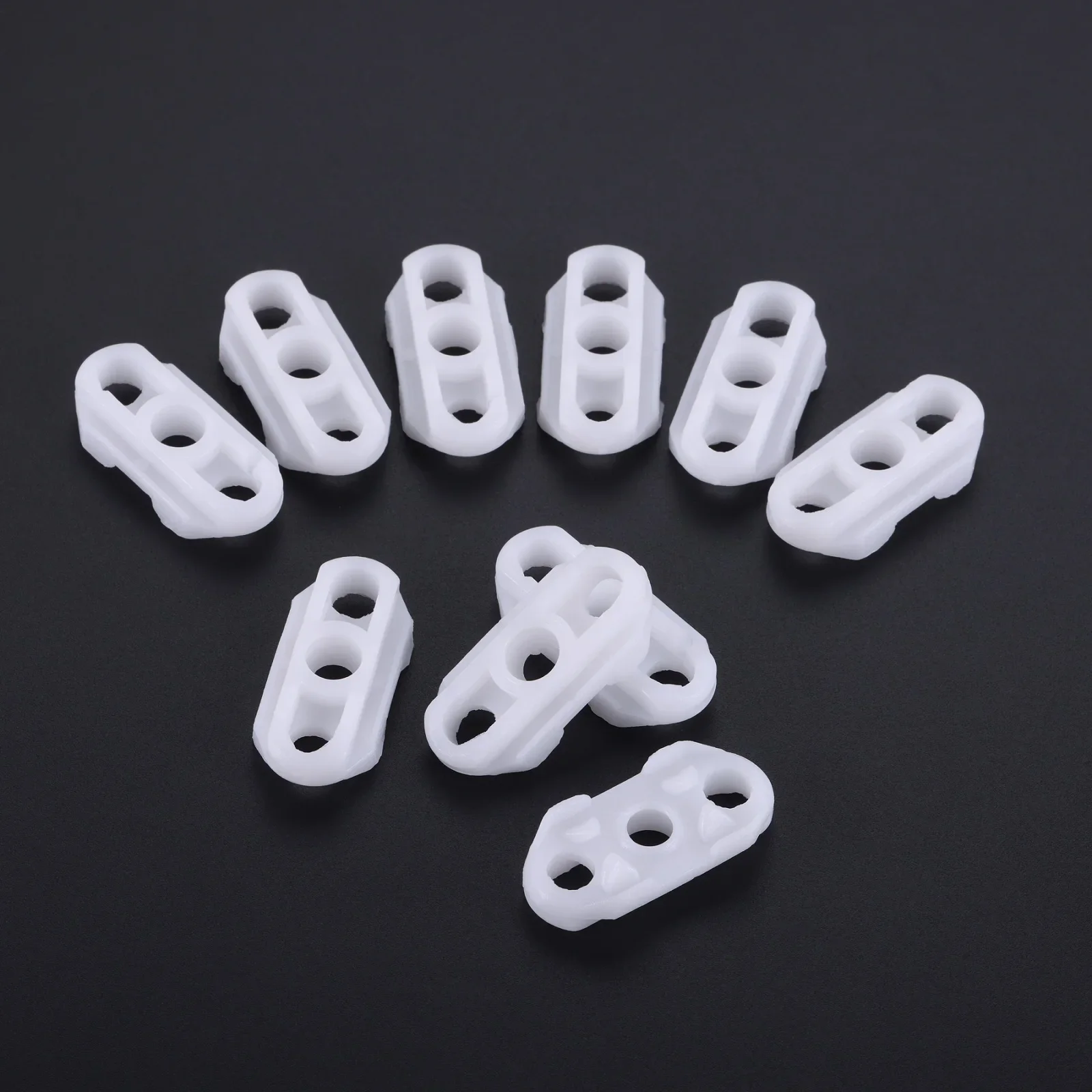Clips de guía para regulador de ventana de coche, accesorios blancos para Cadillac Fleetwood DeVille Chevy Buick Pontiac Oldsmobile, 10 piezas, 20369895