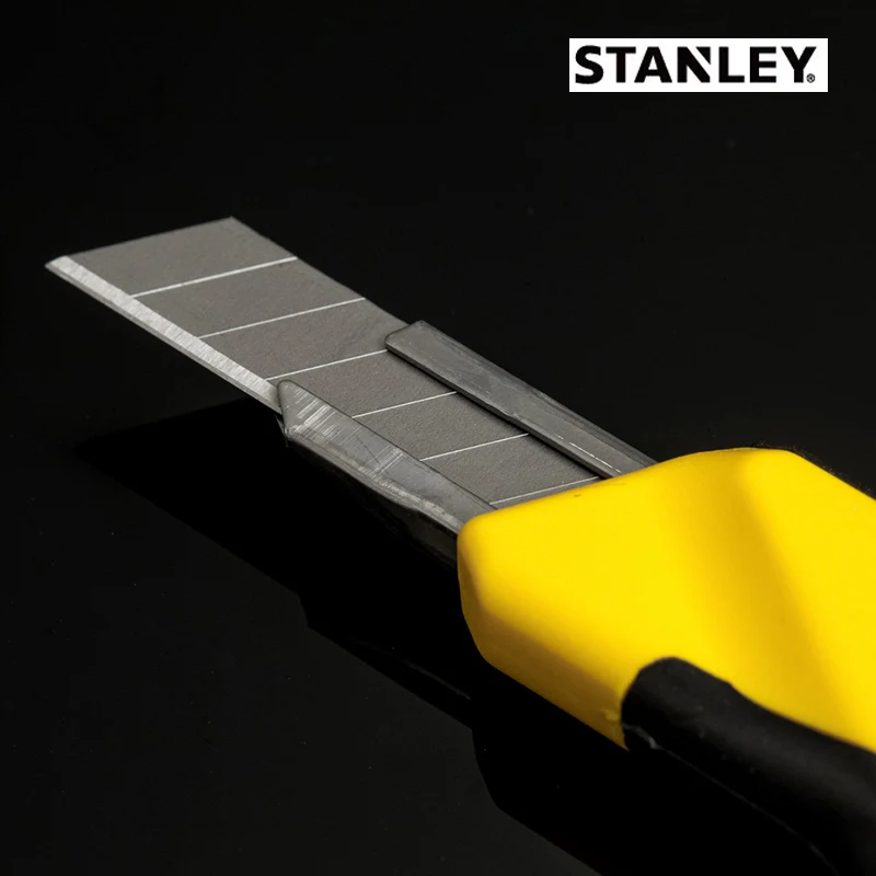 STANLEY Self-locking utility knife with two-color handle 9mm STHT10264-8 STHT10266