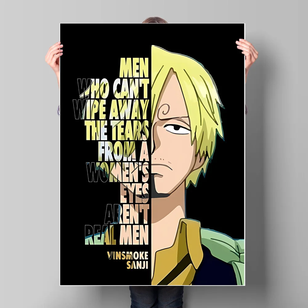 Dragon Ball Goku ONE PIECE Rufy Naruto Uzumaki Naruto Tela Pittura decorativa Poster di alta qualità Camera Immagini per la casa