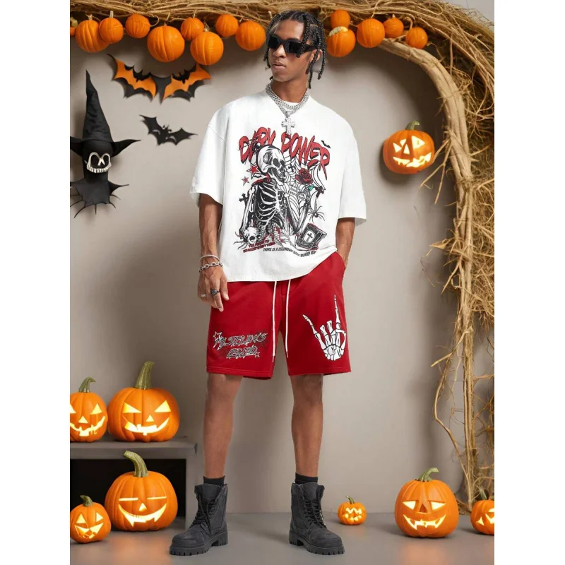 

New in Men's Sets Shorts for Man Clothing Y2k Clothes Man Tracksuit Set Setup Men's Summer 2 Piece Set Sports Suits Mens Outfit