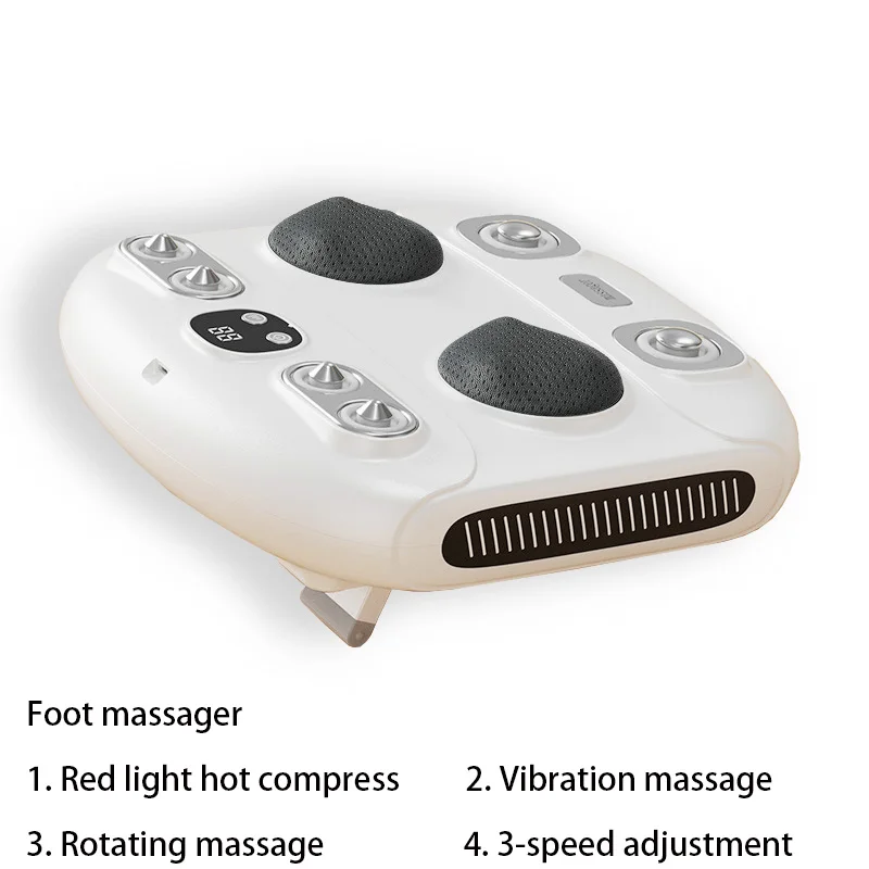 

Массажер для ног с вибрацией, вращением, горячим компрессом, многофункциональный, для расслабления мышц ифов и голеней, массажа фасций, беспроводной.