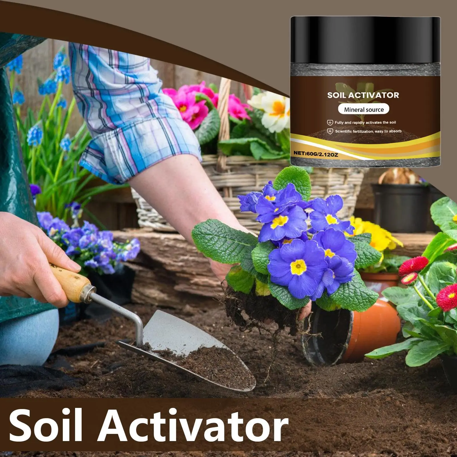 Rooting Plant Flower Activated Mineral Source Prevent Soil Activators Fertilizers Soil Treasure Activators for Garden