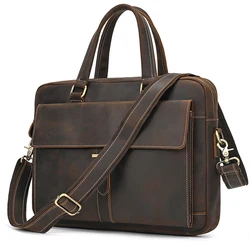 Newsbirds-Bolsa de couro para homens, pele de vaca real, bolsa para laptop, maleta masculina, bolsa de negócios, luxo, designer, novo