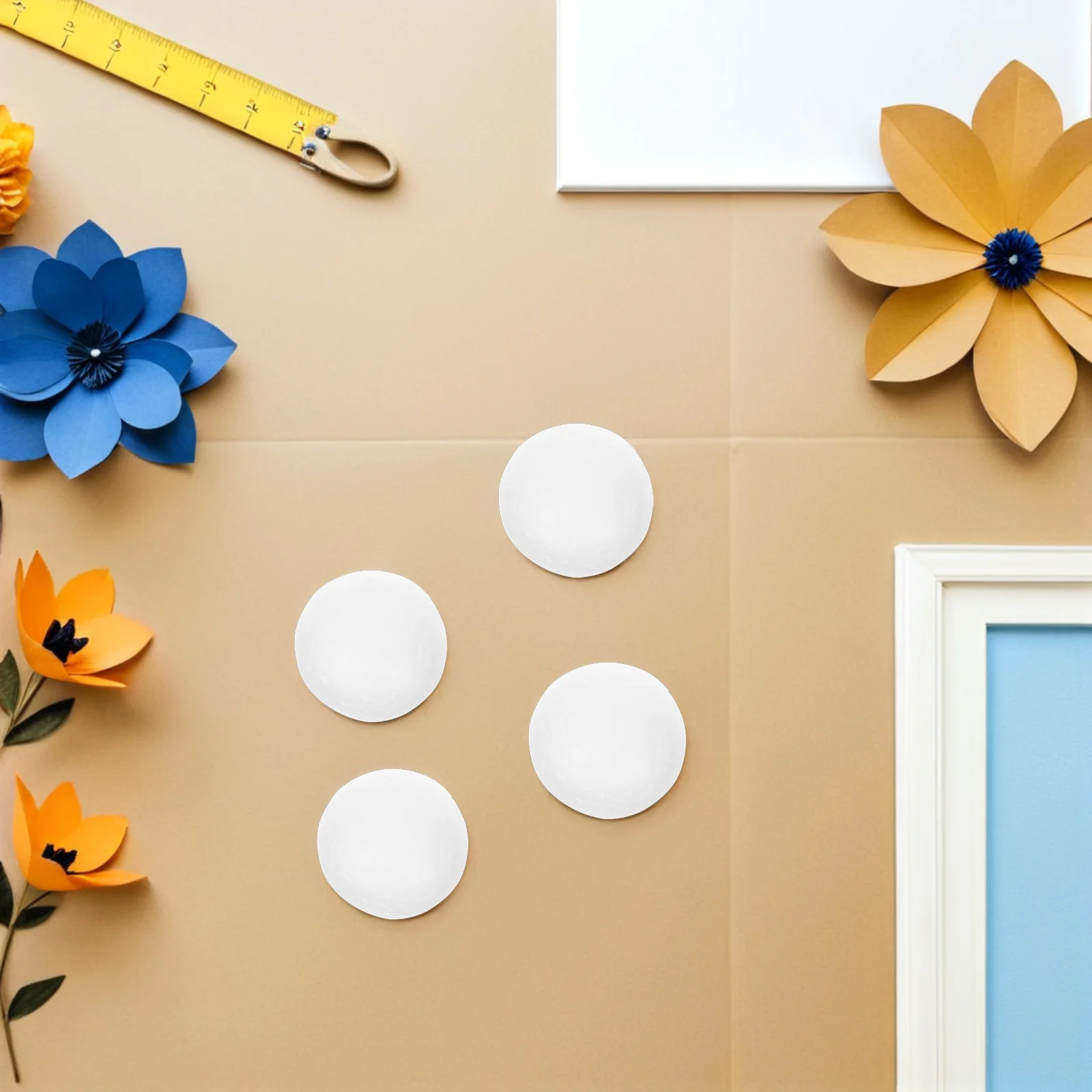 

50 pcs 5.6Cm Foam Semicircle Half Ball Craft Material For Diy Painting Floral Arrangement Christmas Ornament Styroporkugeln