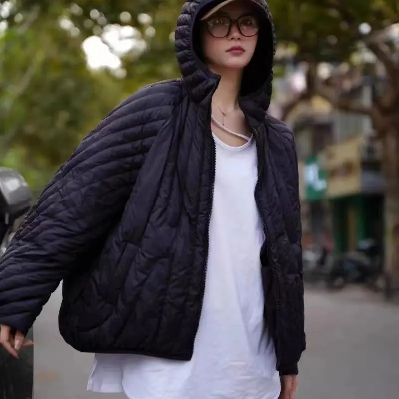 Women's Winter Top Coat Down Jacket White Duck Down Hooded Lightweight Warm Thicken Simple Comfortable Loose Casual Fashion Soft