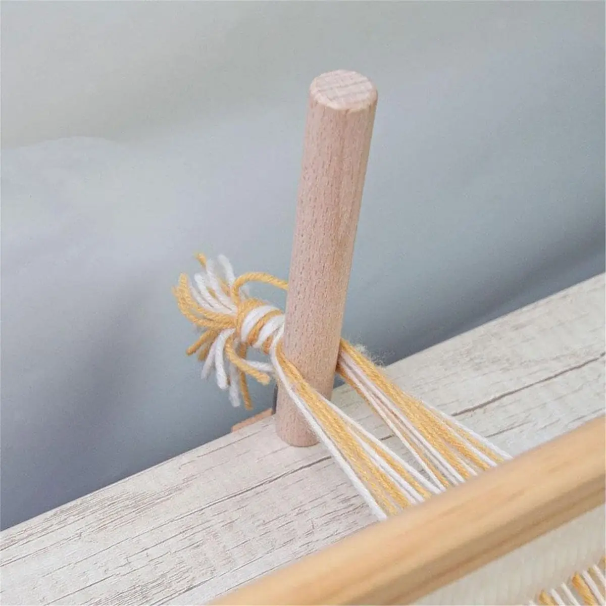 2set Warping Pegs Weaving Fixture Braided Fixture Craft Tool Bracelets Weaving Warping Pegs and Clamp Set