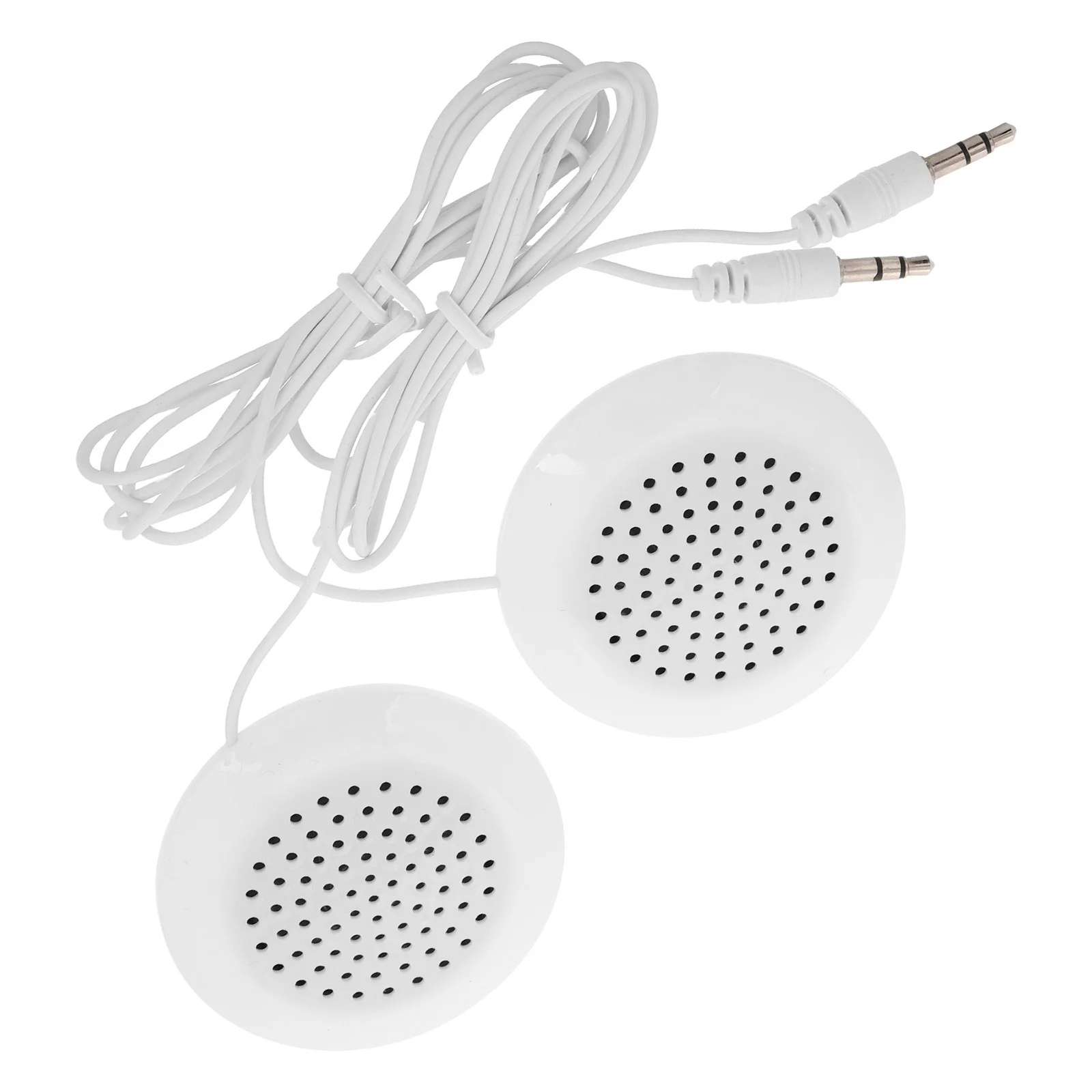 

2pcs Mini Portable Speaker 3.5Mm Jack Under Pillow For Sleeping Compact Audio Device Mp3 Cd Player Tablet Travel Use Small Sound