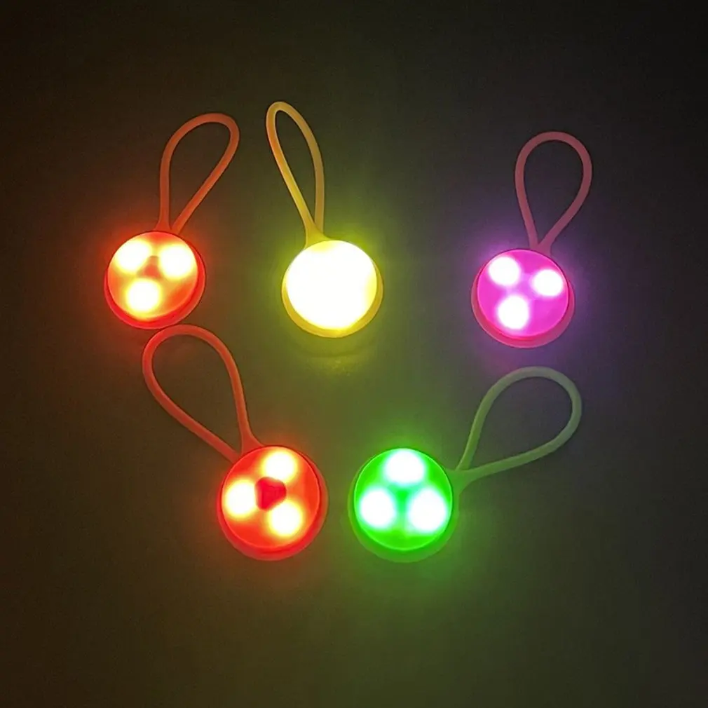 Backpack Light Outdoor Bicycle Stroller Silicones LED Night Running Flash Signal Warning Runner Running Lights