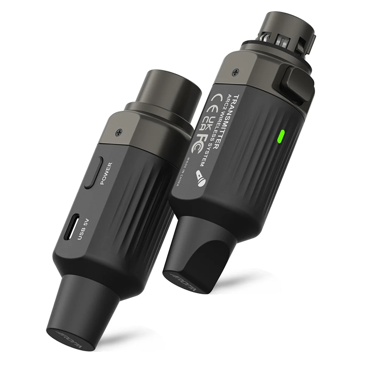 ABYK AROMA ARC2 sistema con micrófono inalámbrico XLR micrófono transmisor receptor para micrófonos dinámicos/armónicos/PA/mezclador/cámara DSLR