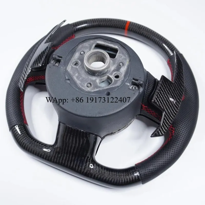

Private Custom Carbon Fiber Steering Wheel for R8 TT TTS T RS A3 A4 A5 A6 A7 Sport