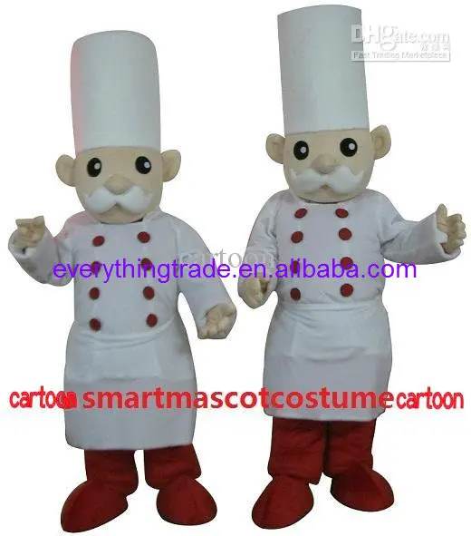 New Adult Hot Sale Foam Cute Chef Cartoon Mascot Costume Plush Christmas Fancy Dress Halloween Mascot Costume