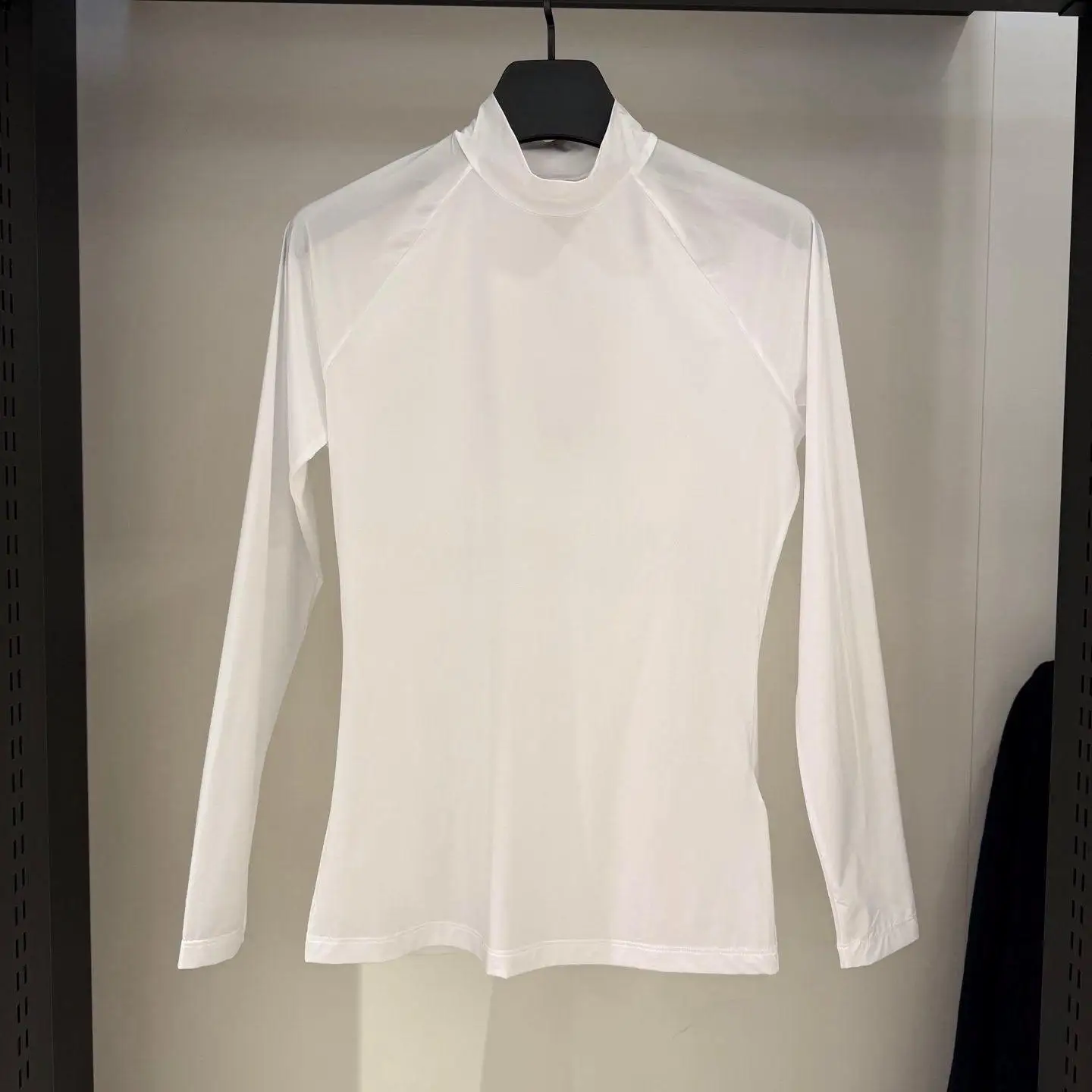 Clearance Sale-Ladies Golf High Neck Ice Silk Base Layer Quick Dry Elastic Long Sleeve Golf Shirt