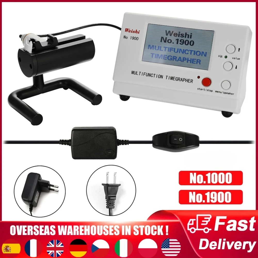 

WeiShi No.1000/No.1900 Timegrapher Watch Testing Tool Watch Tester for Repairers Hobbyists Watch Test Repairing Tool Timing Test