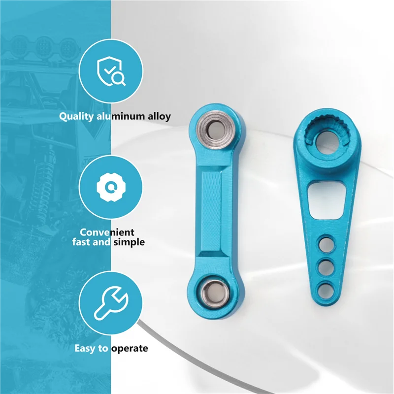 A45F - Części zamienne do samochodów RC Wltoys 1/18 K929 A959 A969 A979 K929 A959-B, metalowe serwo kierownicze 25T + metalowe serwo sterujące